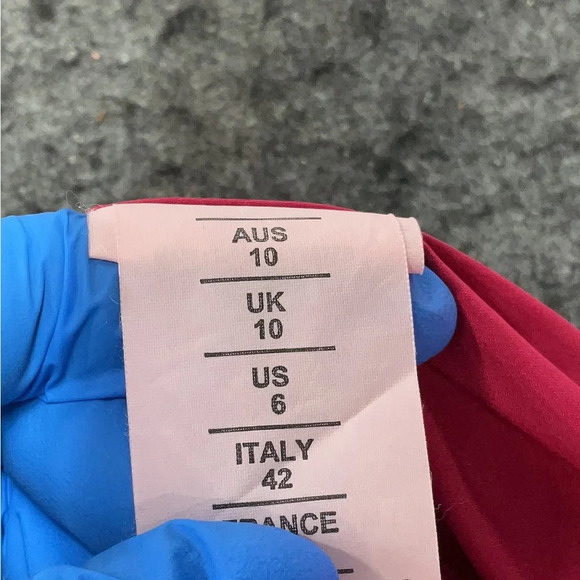 Nicholas Arielle Quilted Midi Slit Dress Pink Size 6 - Picture 5 of 5